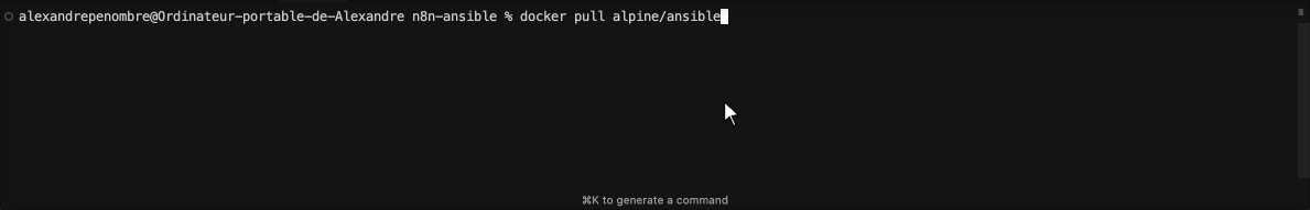 Docker pull animation